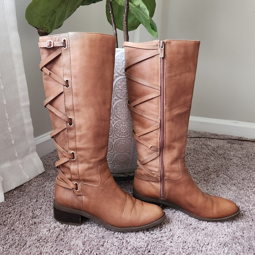 BCBGeneration Janiss Leather Riding Boots